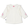 Feetje Blouse ajour rib - Midnight Flowers - Bubbles & Bo