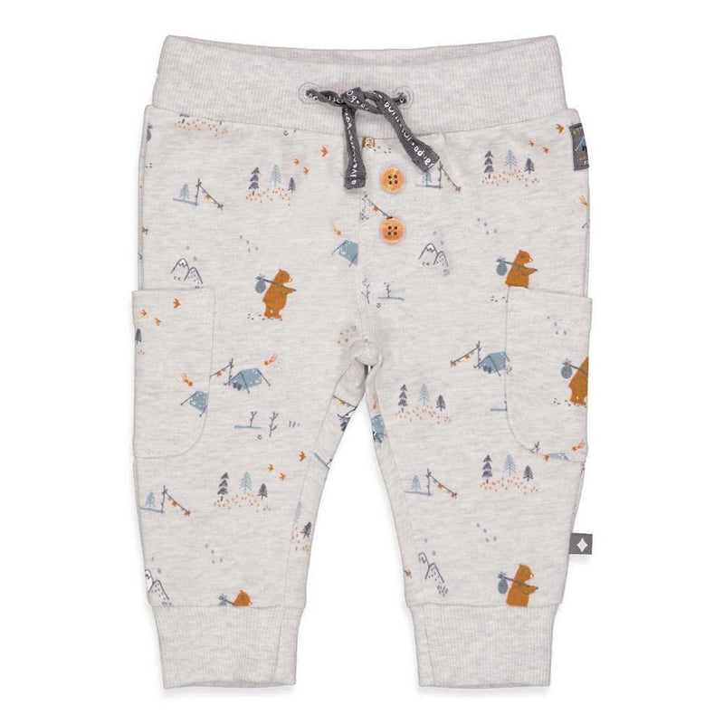 Feetje Broek AOP - Griddly Bear - Bubbles & Bo