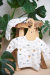 Feetje Broek AOP - Griddly Bear - Bubbles & Bo