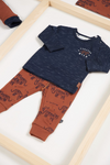 Feetje Broek AOP - Smile & Roar - Bubbles & Bo