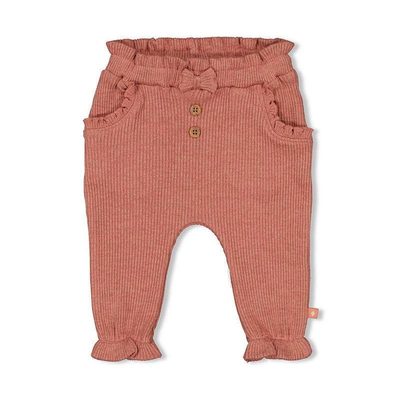 Feetje Broek rib - Grow Your Own Way - Bubbles & Bo