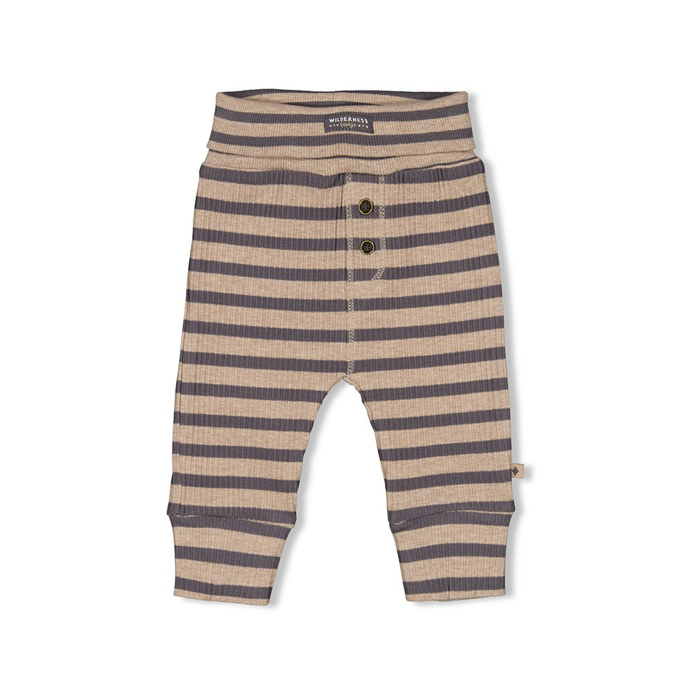 Feetje Broek rib met streep - Camp Wilderness
