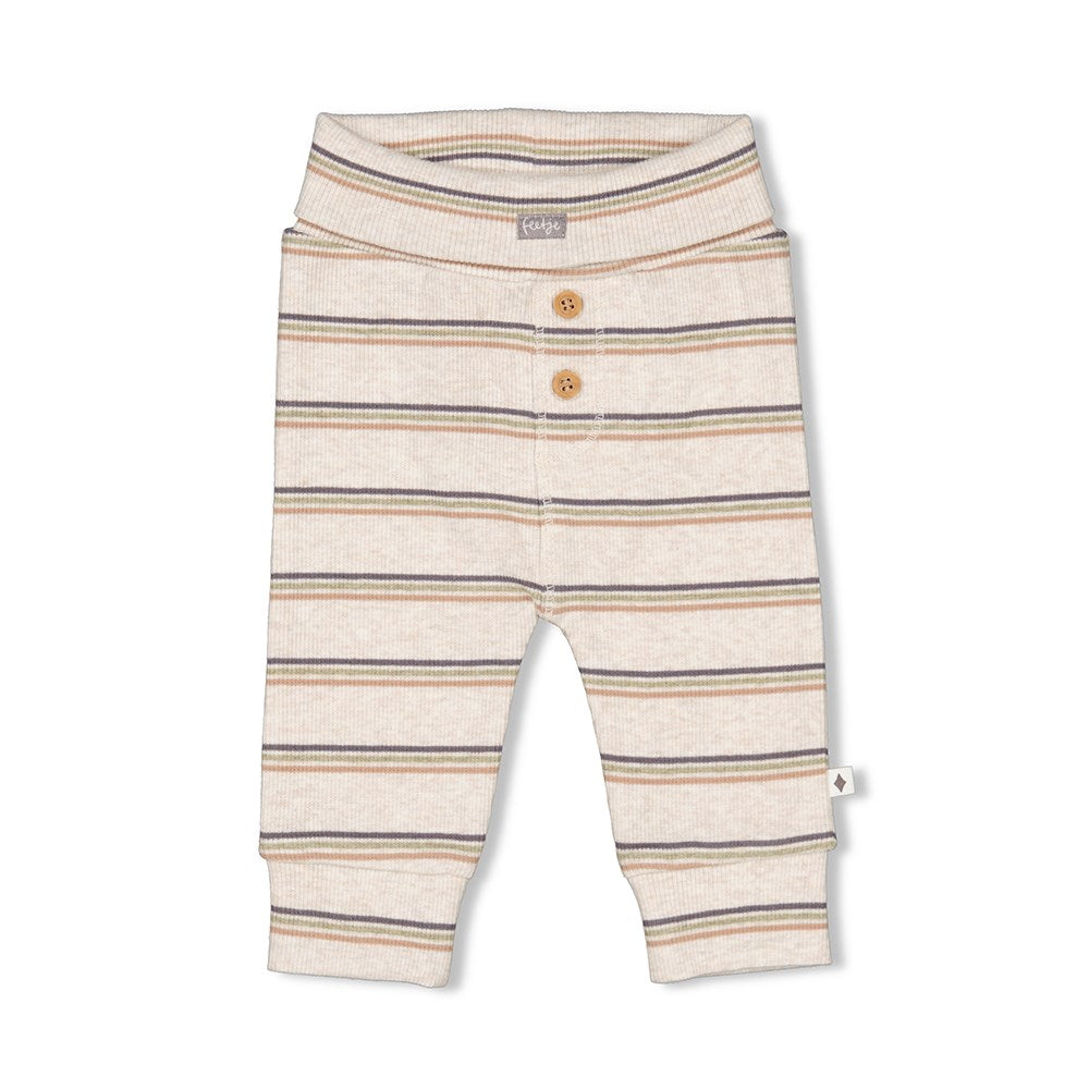 Feetje Broek rib met streep - Into The Forest