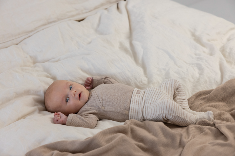 Feetje Broek rib met streep - The Magic is in You - Bubbles & Bo