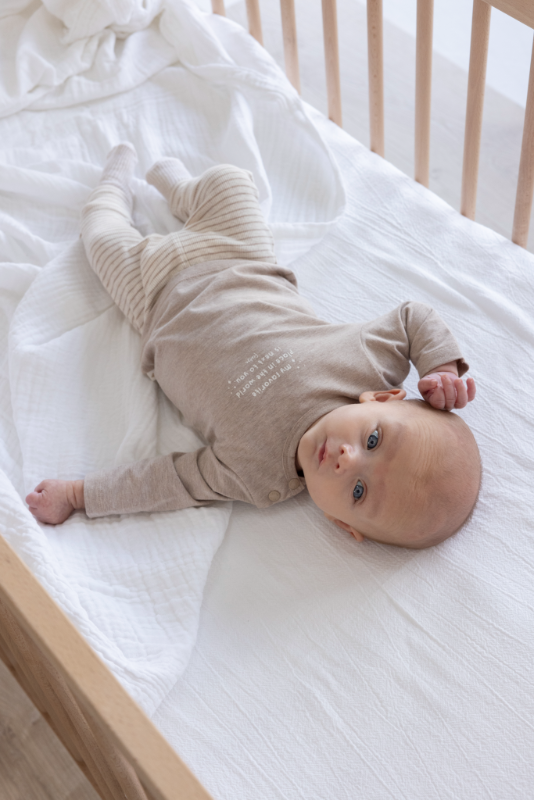 Feetje Broek rib met streep - The Magic is in You - Bubbles & Bo