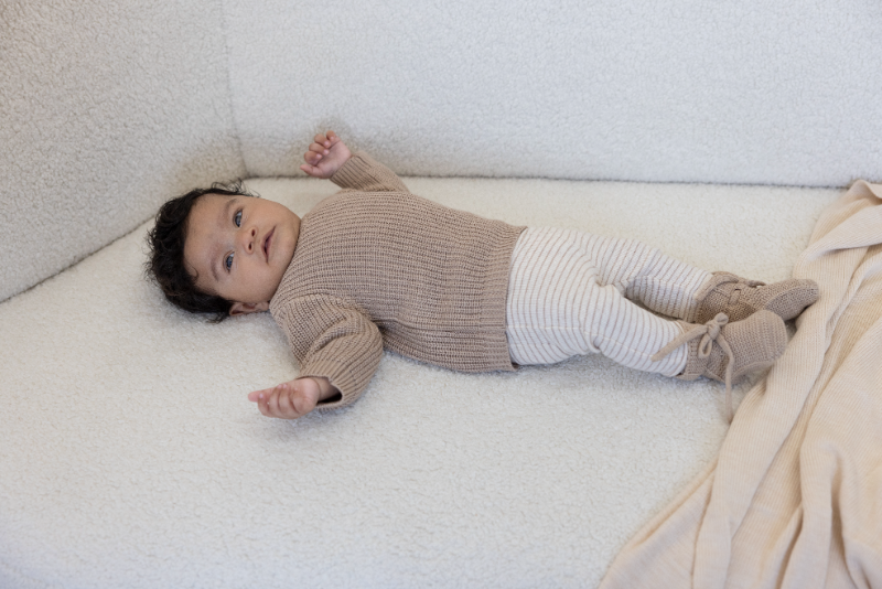 Feetje Broek rib met streep - The Magic is in You - Bubbles & Bo