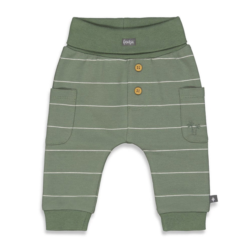 Feetje Broek streep - Cool-A-Saurus - Bubbles & Bo