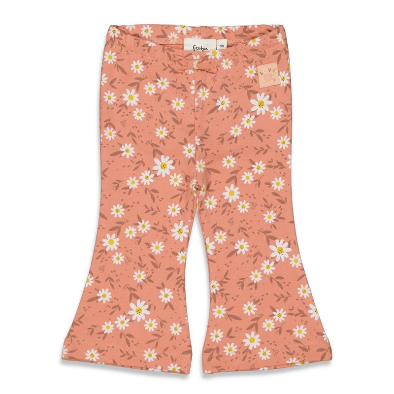 Feetje Flare broek - Have A Nice Daisy - Bubbles & Bo
