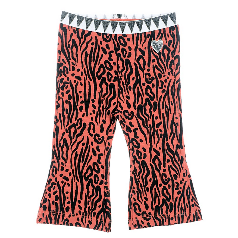 Feetje Flare broek - Zebra - Bubbles & Bo
