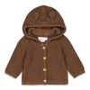 Feetje Gebreid vestje met capuchon - Beary Nice - Bubbles & Bo