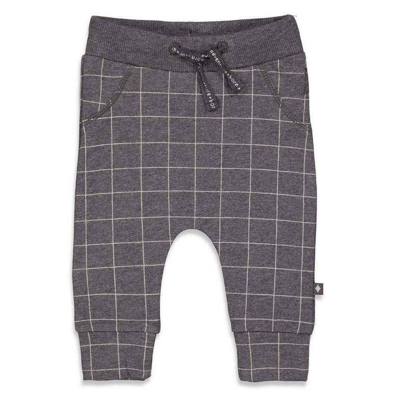 Feetje Geruite broek - Griddly Bear - Bubbles & Bo