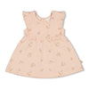 Feetje Jurk ruches AOP - Bloom With Love - Bubbles & Bo