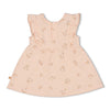 Feetje Jurk ruches AOP - Bloom With Love - Bubbles & Bo