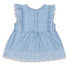 Feetje Jurk + slip - Summer Denim - Bubbles & Bo