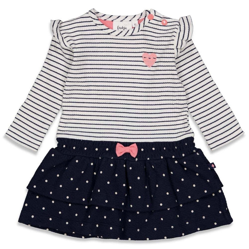 Feetje Jurk streep / AOP - Sweetheart - Bubbles & Bo