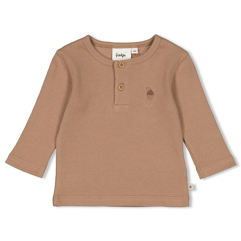 Feetje Longsleeve - Acorn - Bubbles & Bo