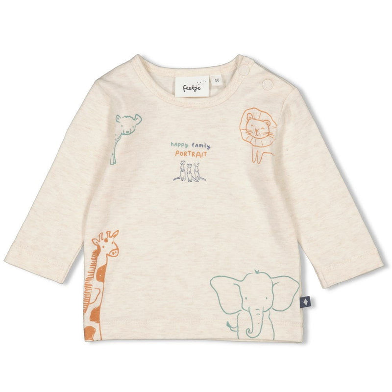 Feetje Longsleeve - Animals - Bubbles & Bo