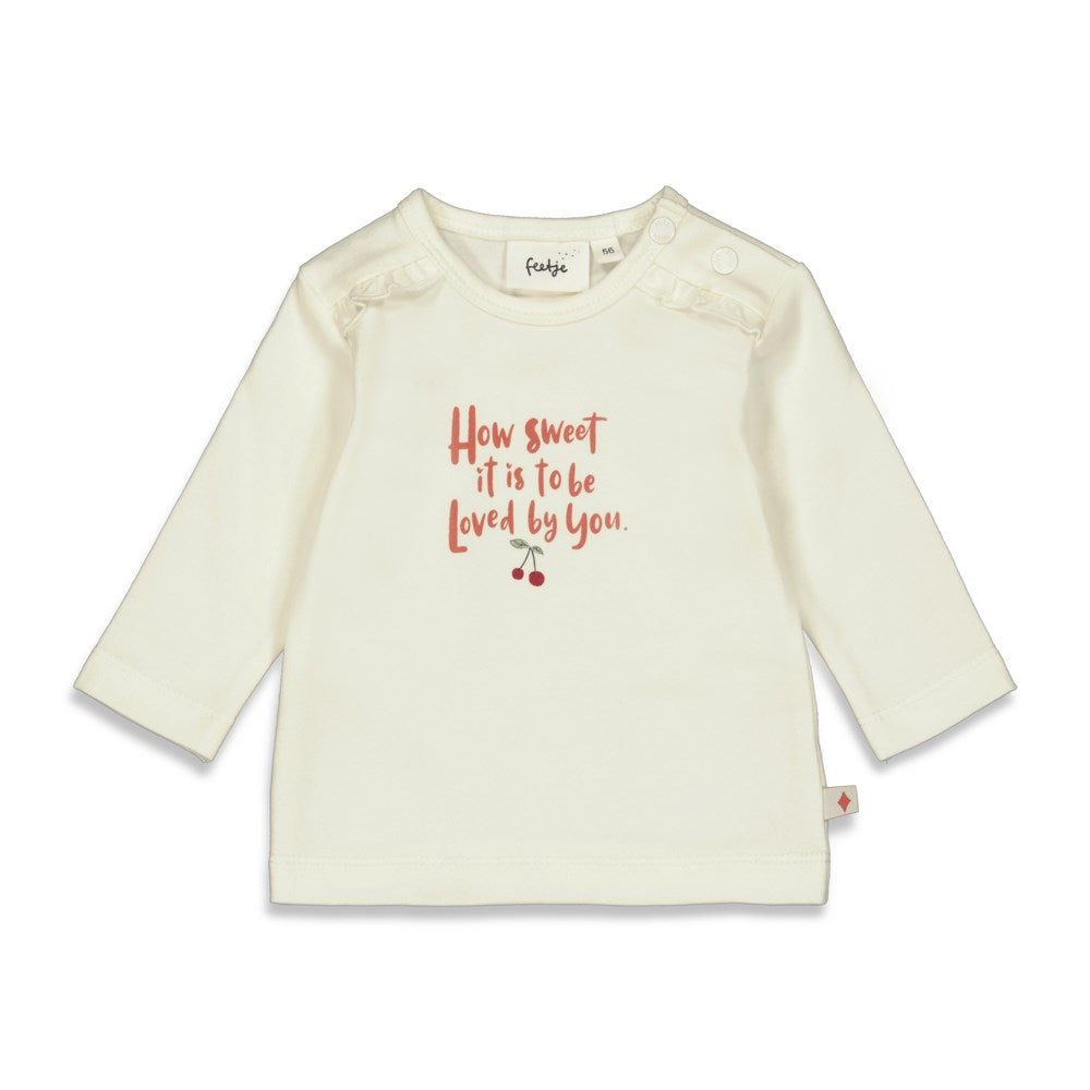 Feetje Longsleeve - Cherry