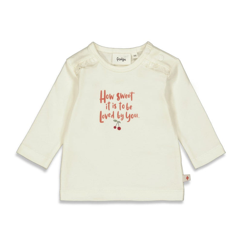 Feetje Longsleeve - Cherry - Bubbles & Bo