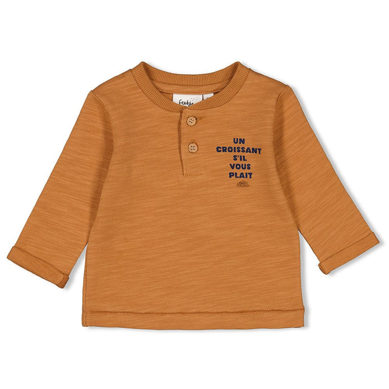 Feetje Longsleeve - Club Croissant - Bubbles & Bo