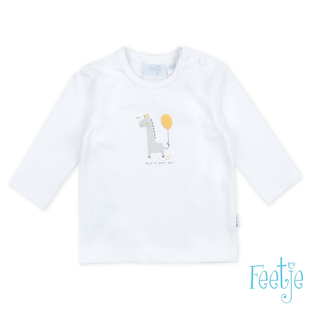 Feetje Longsleeve - Giraffe