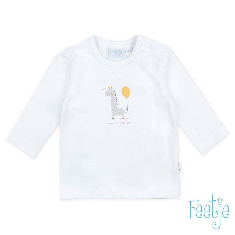 Feetje Longsleeve - Giraffe - Bubbles & Bo