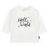 Feetje Longsleeve - Hello World - Bubbles & Bo