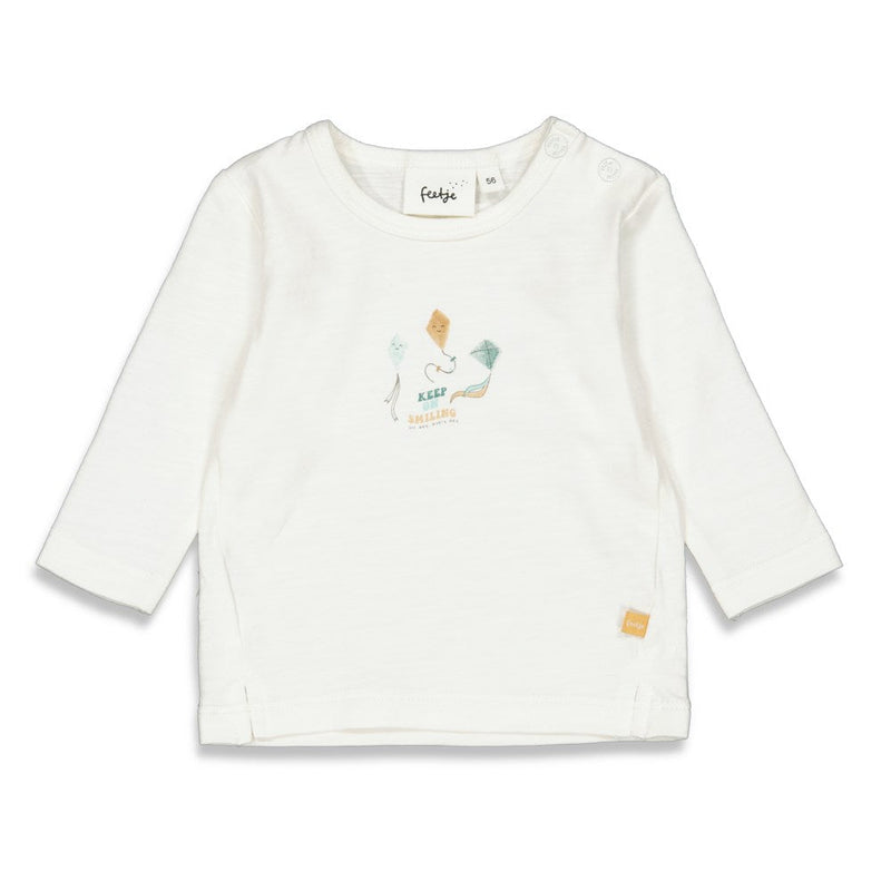 Feetje Longsleeve - Keep on Smiling - Bubbles & Bo