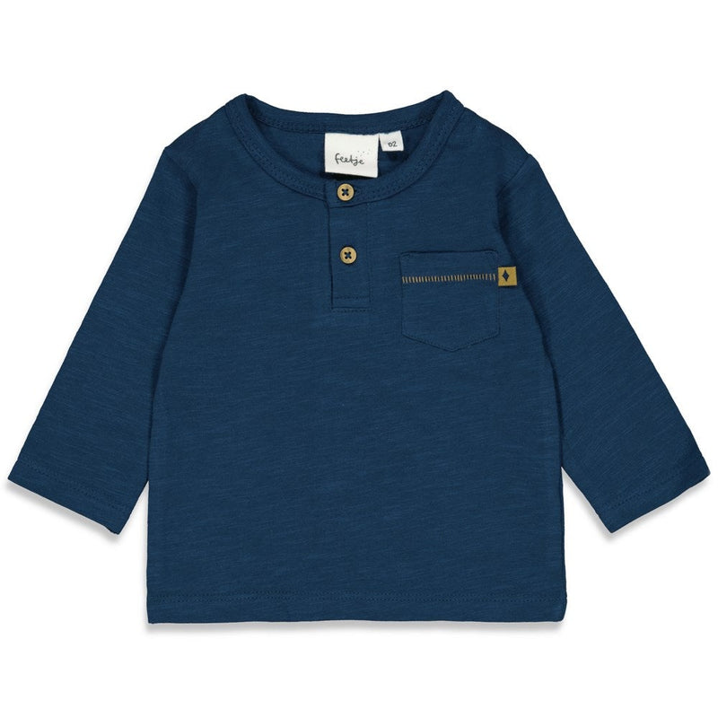 Feetje Longsleeve - No Waves, No Fun - Bubbles & Bo