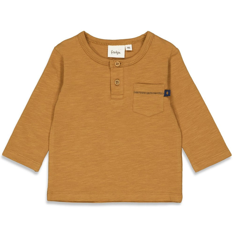 Feetje Longsleeve - No Waves, No Fun - Bubbles & Bo