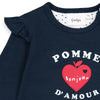 Feetje Longsleeve - Pomme D'Amour - Bubbles & Bo