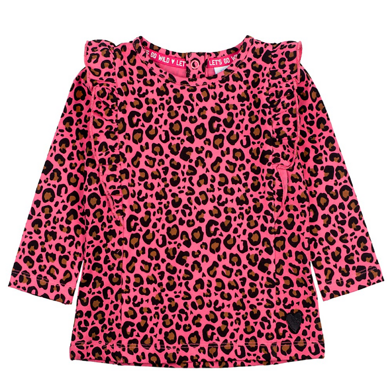 Feetje Longsleeve AOP - Animal Attitude - Bubbles & Bo