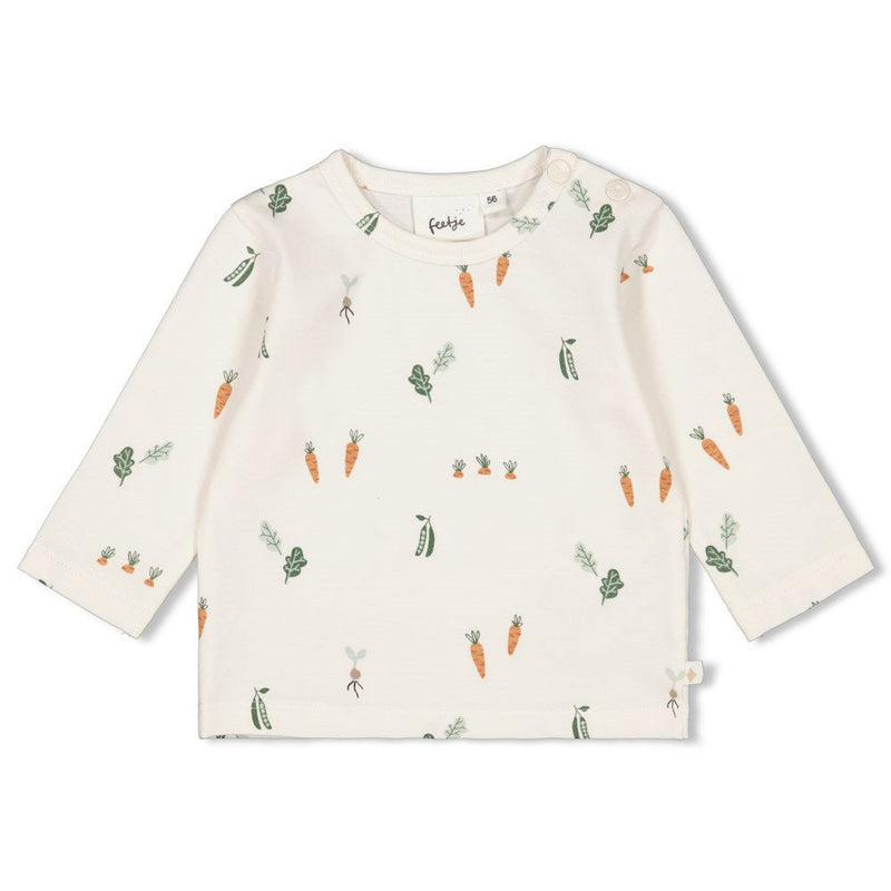 Feetje Longsleeve AOP - Eat Your Veggies - Bubbles & Bo