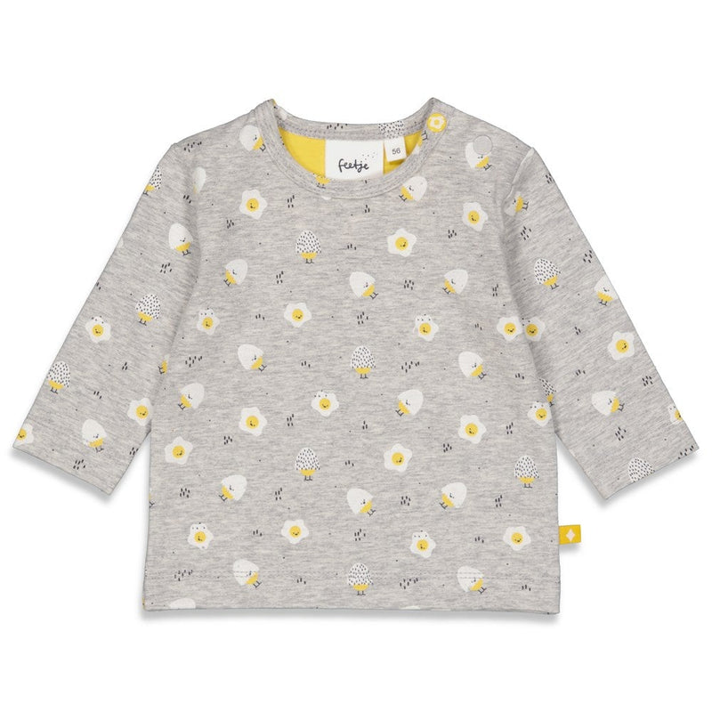 Feetje Longsleeve AOP - Egg-Cited - Bubbles & Bo