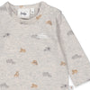 Feetje Longsleeve AOP - Happy Together - Bubbles & Bo