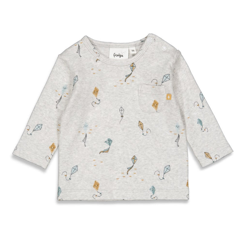 Feetje Longsleeve AOP - Keep on Smiling - Bubbles & Bo