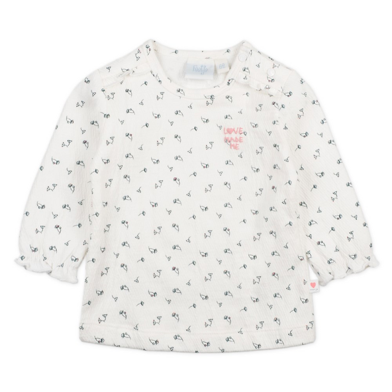 Feetje Longsleeve AOP - Love Made Me - Bubbles & Bo