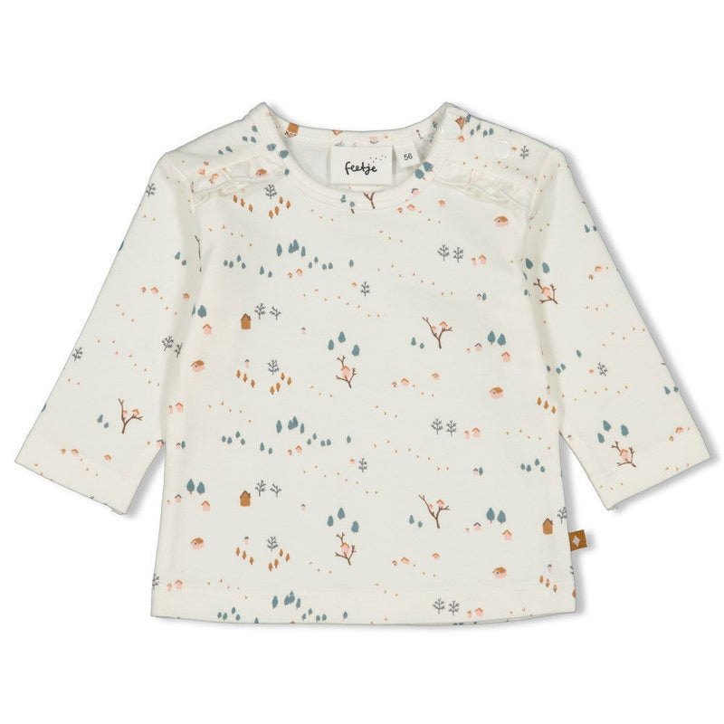 Feetje Longsleeve AOP - My Happy Place - Bubbles & Bo