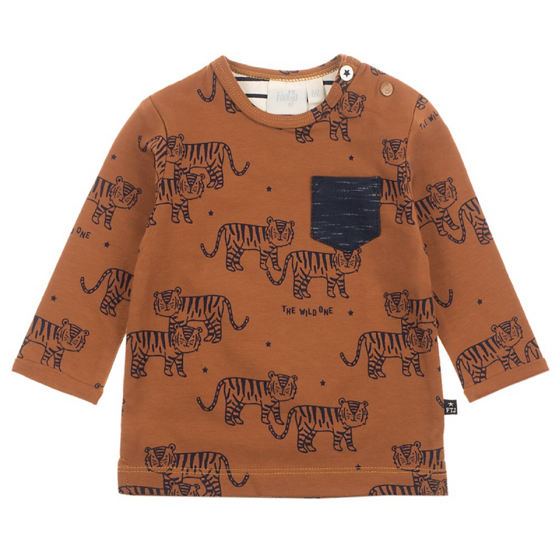 Feetje Longsleeve AOP - Smile & Roar - Bubbles & Bo