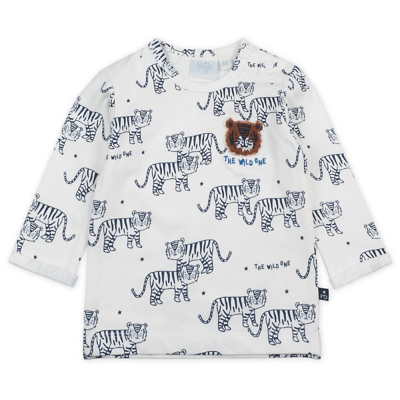 Feetje Longsleeve AOP - Smile & Roar - Bubbles & Bo
