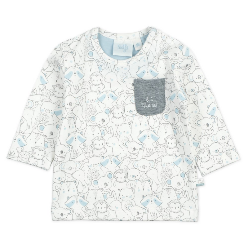 Feetje Longsleeve AOP - We Are Family Boys - Bubbles & Bo