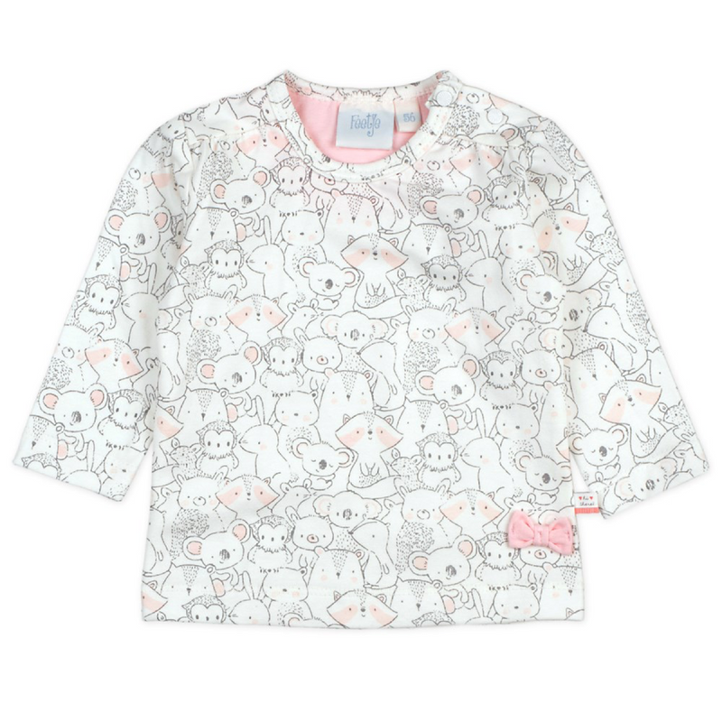Feetje Longsleeve AOP - We Are Family Girls - Bubbles & Bo
