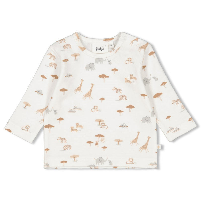 Feetje Longsleeve AOP - Welcome Wild One - Bubbles & Bo
