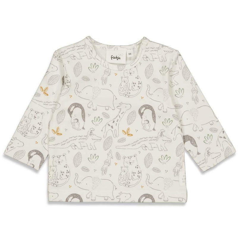 Feetje Longsleeve AOP - Welcome to Earth - Bubbles & Bo