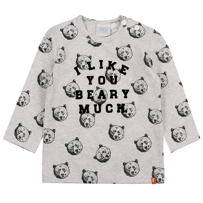 Feetje Longsleeve Beary Much - Bear Hugs - Bubbles & Bo