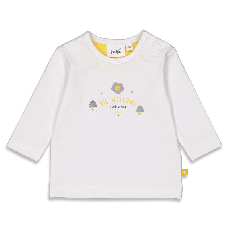 Feetje Longsleeve Big Welcome - Egg-Cited - Bubbles & Bo