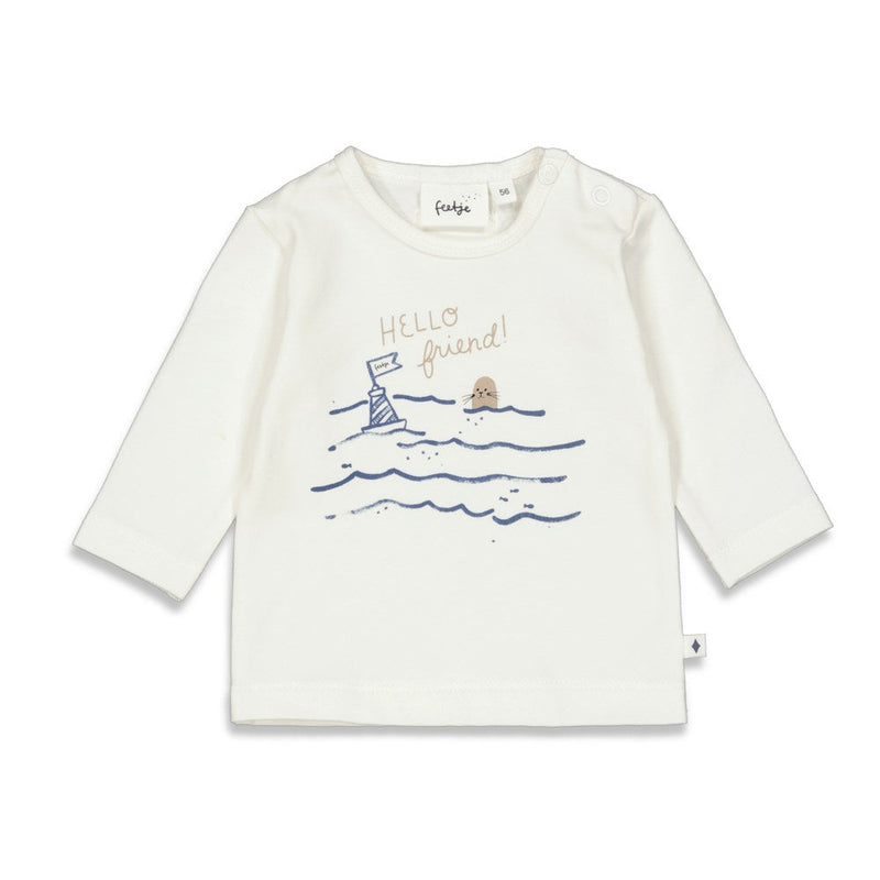 Feetje Longsleeve Hello - Cool As Ever - Bubbles & Bo