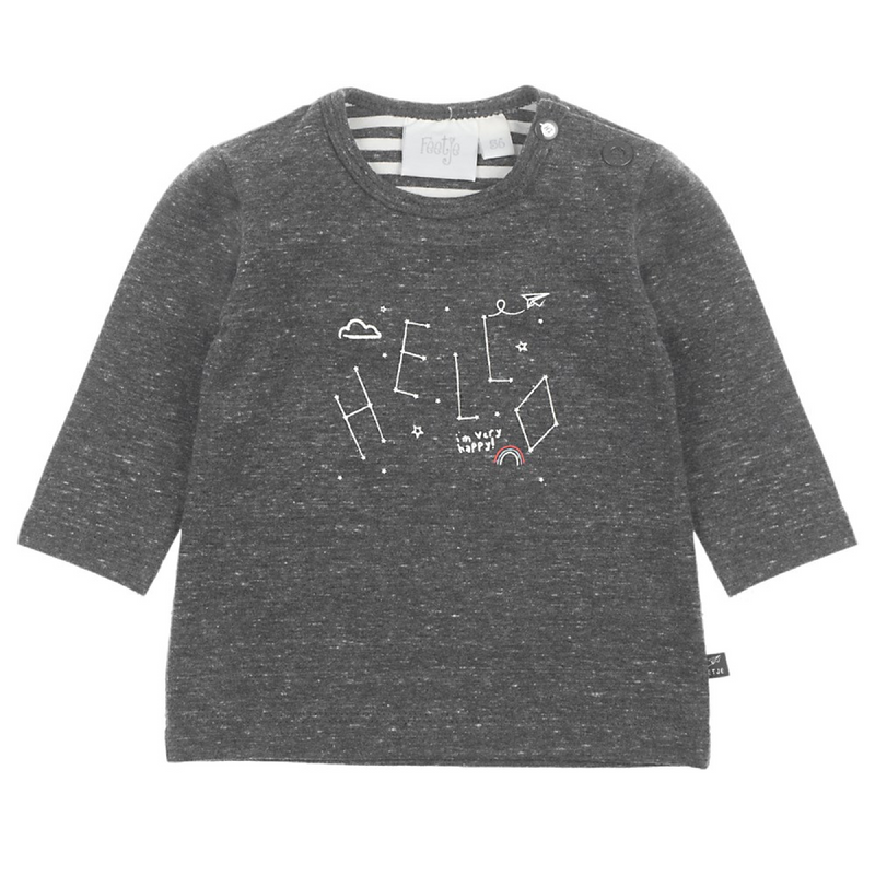 Feetje Longsleeve Hello - Flying By - Bubbles & Bo