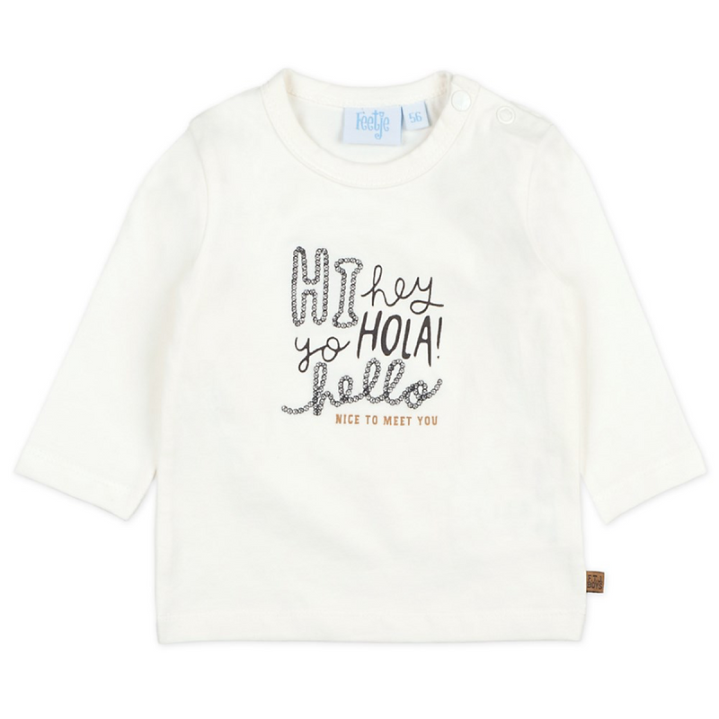 Feetje Longsleeve Hi Hey - Hi There - Bubbles & Bo