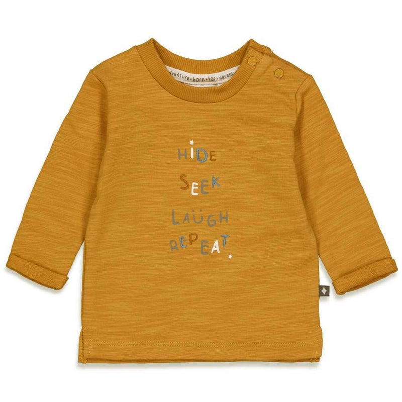 Feetje Longsleeve Repeat - Griddly Bear - Bubbles & Bo